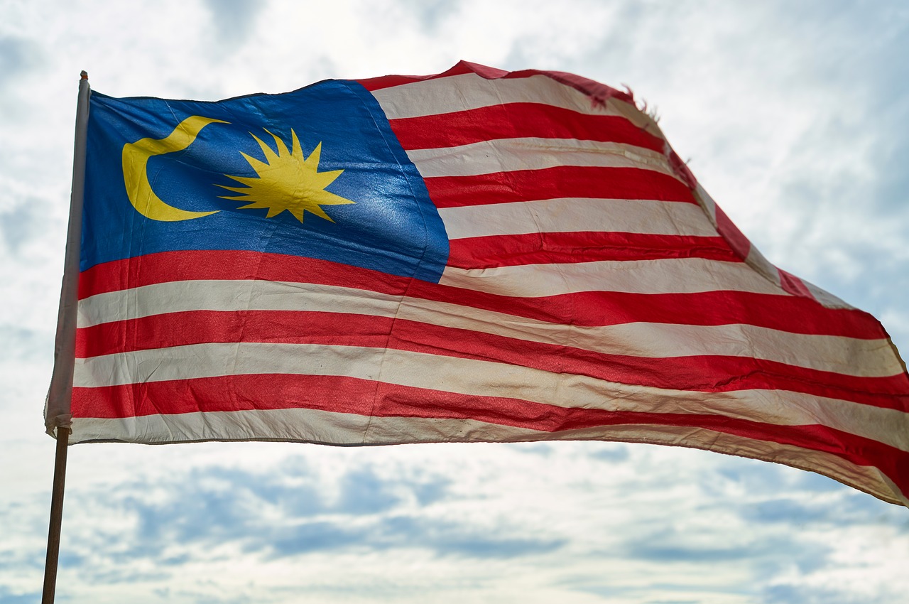 マレーシアの国旗　Jalur Gemilang