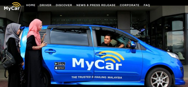 マレーシアの配車サービスMYCar 